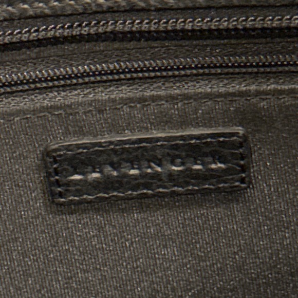 Levenger Black Leather Business Tote Notebook Briefcase Bag Documents Shoulder - Picture 10 of 11